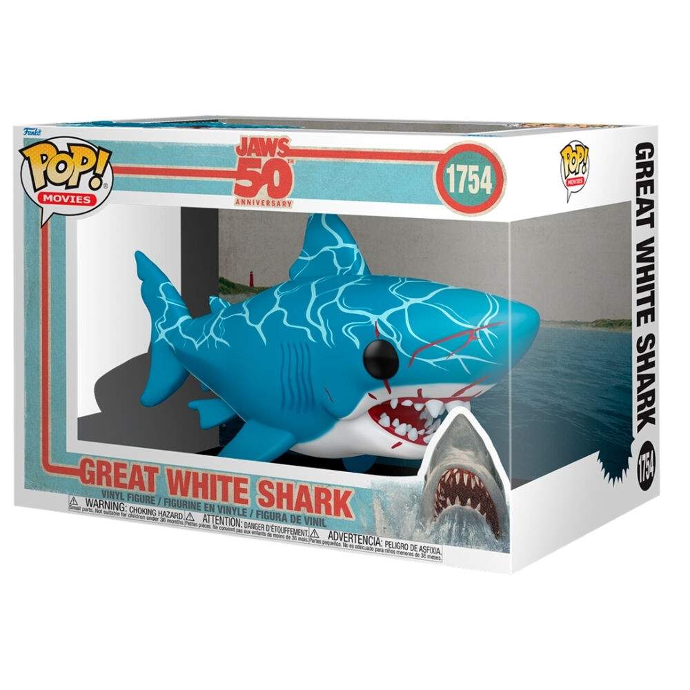 Great White Shark POP-figur, samlerlegetøj, 4-tommers størrelse