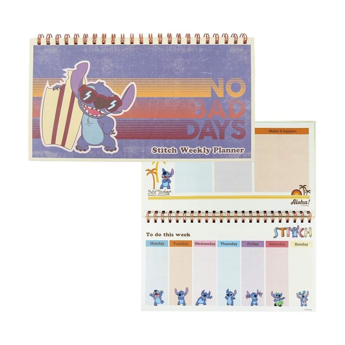 Stitch Weekly Planner med kalender och att göra-lista | Hem & Hobby | Pryloteket