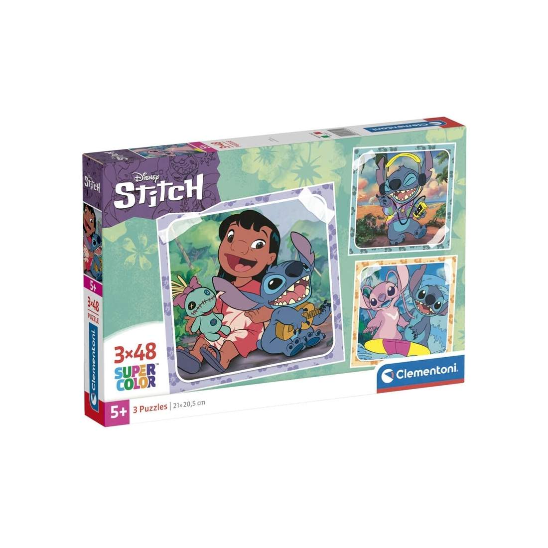 Stitch Puzzle 3x48 bitar för barn och vuxna | Hem & Hobby | Pryloteket