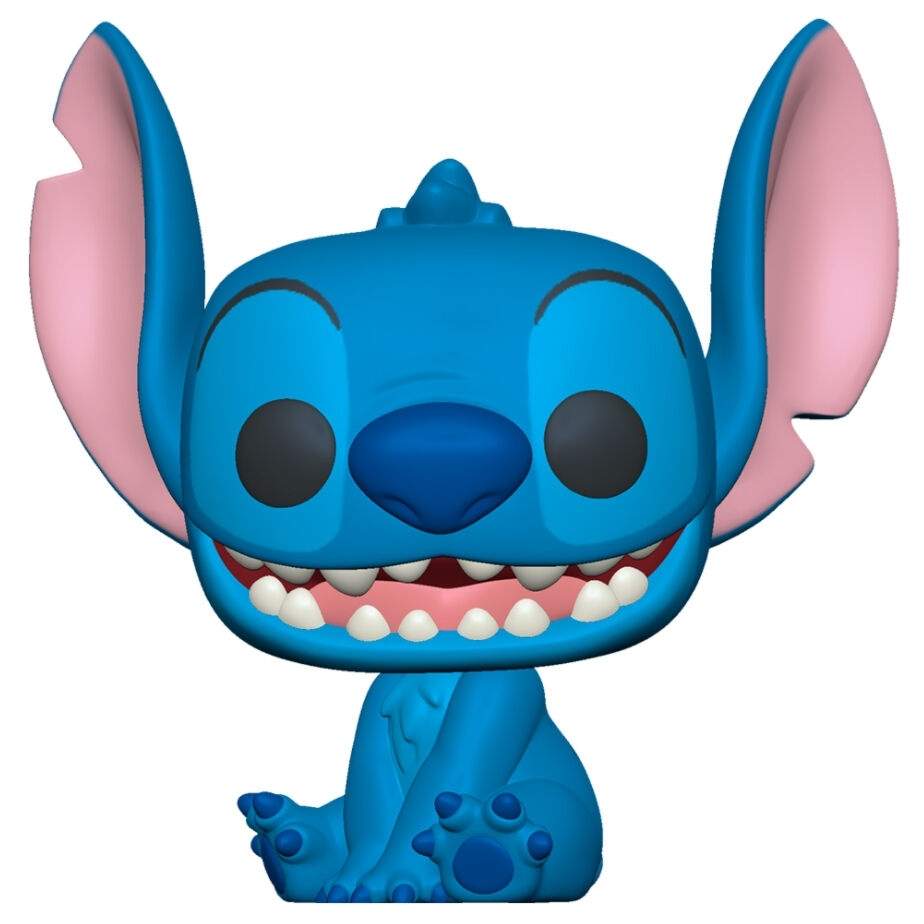 Smilende siddende sømfigur fra Lilo og Stitch, samleobjekt