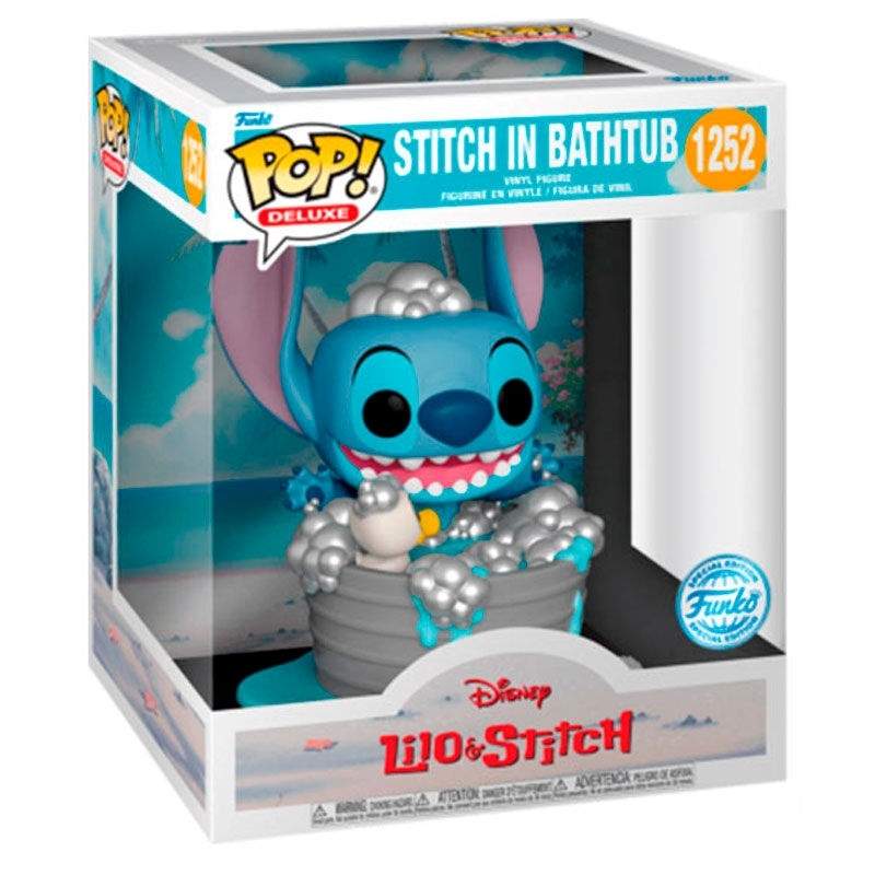 Lilo & Stitch Pop-figur - samleobjekt med søm i badekar