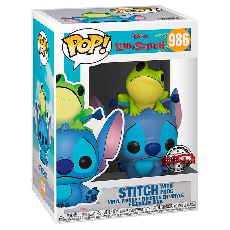 Stitch with Frog Eksklusiv figur fra Disney Lilo & Stitch