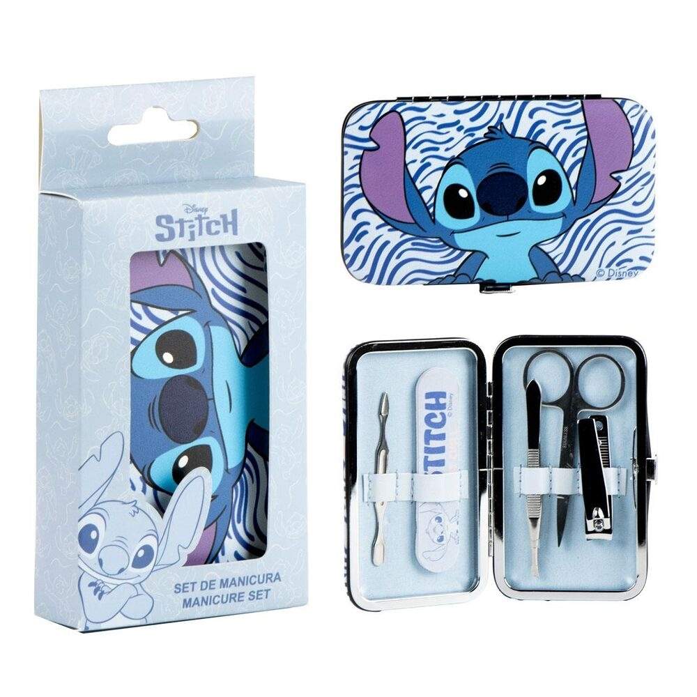 Stitch Manicure Sæt med negleklippere, filer og neglebåndsværktøj