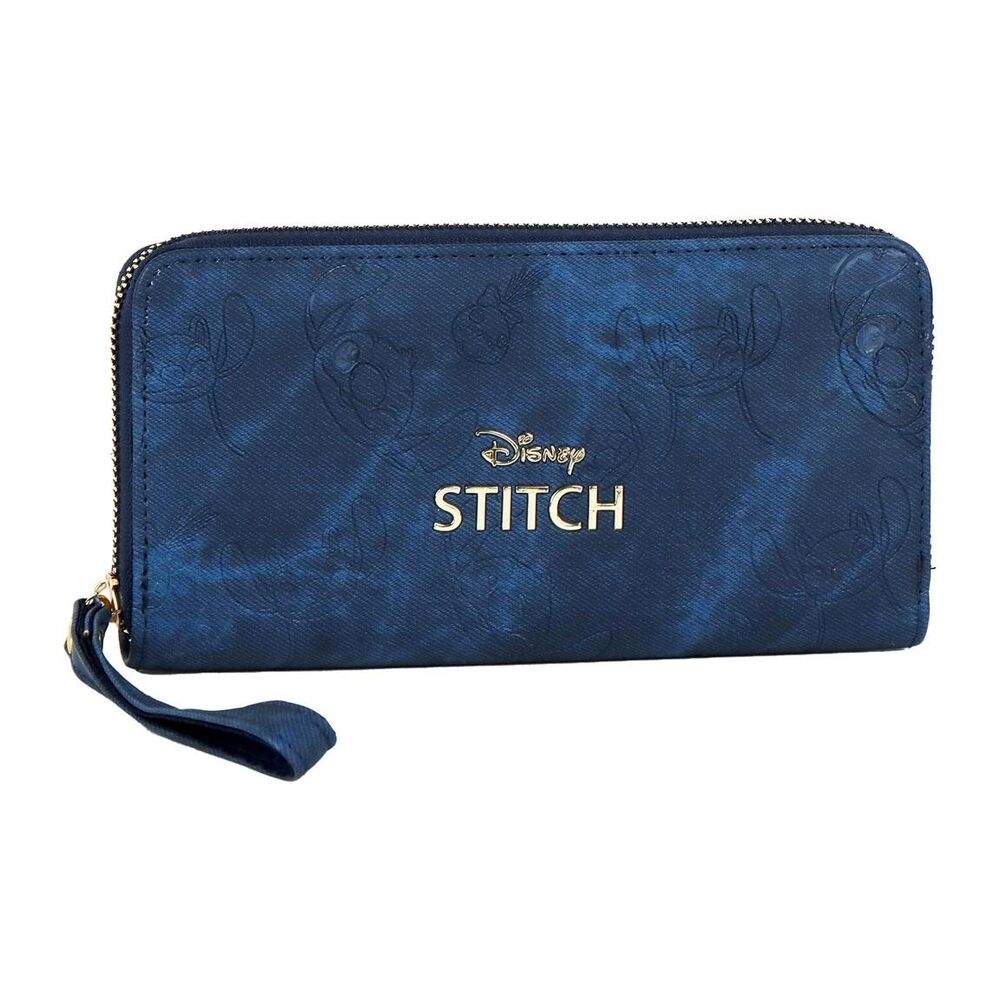 Stitch tegnebog med flere kortpladser og lynlåsrum