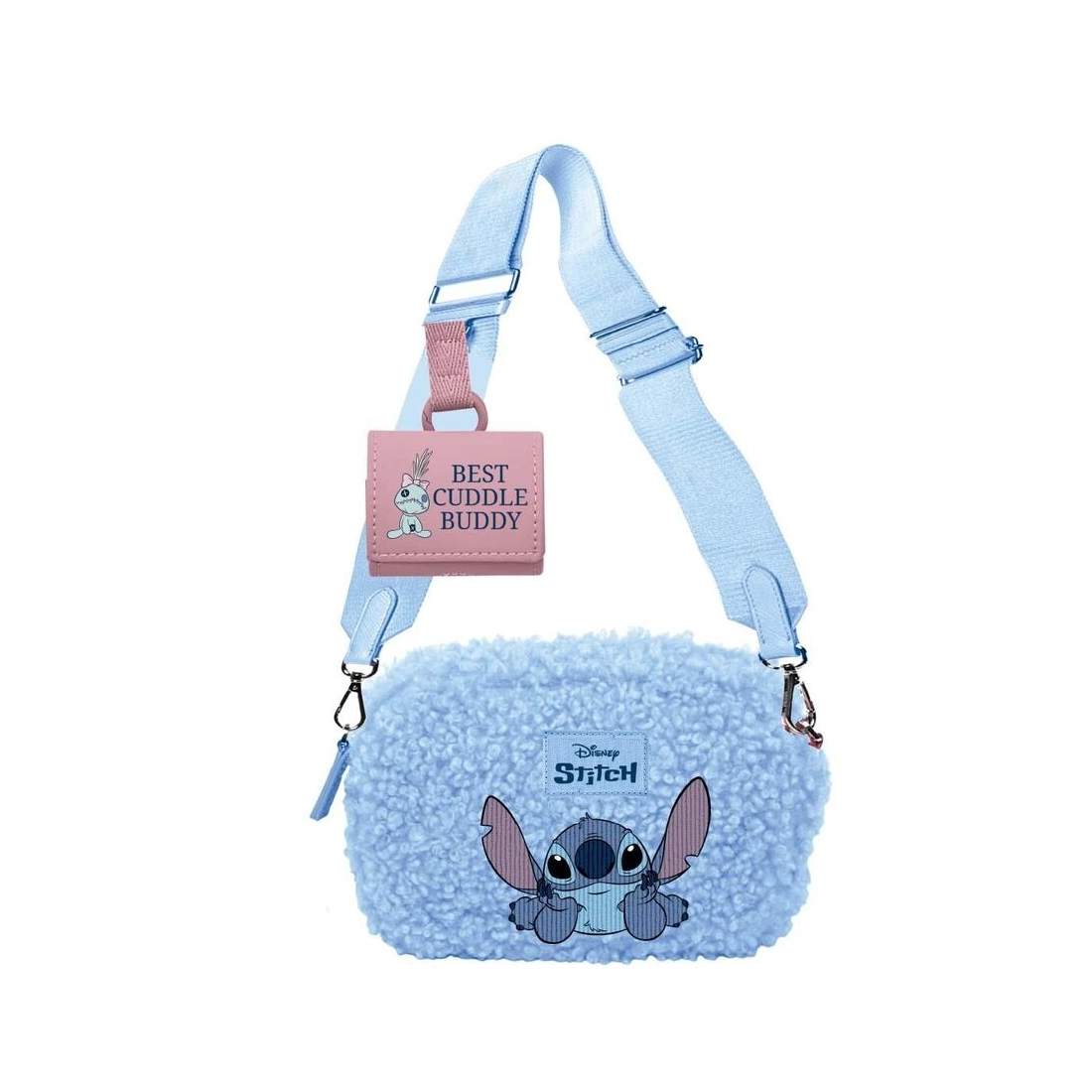 Stitch Axelväska med justerbar rem och dragkedja | Hem & Hobby | Pryloteket