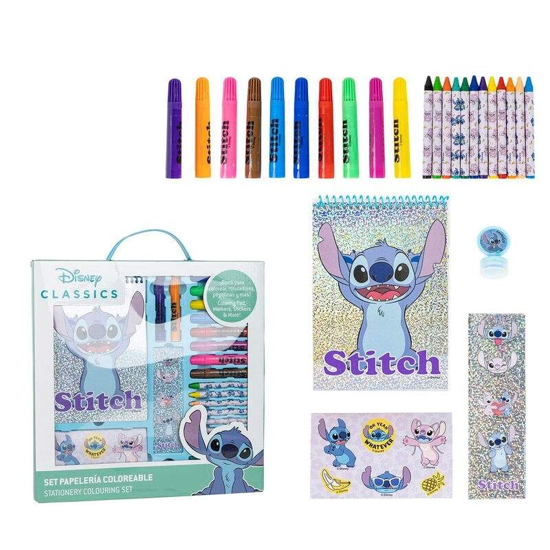 Stitch Coloring Brevpapper Set för barn, 10-delad samling | Hem & Hobby | Pryloteket