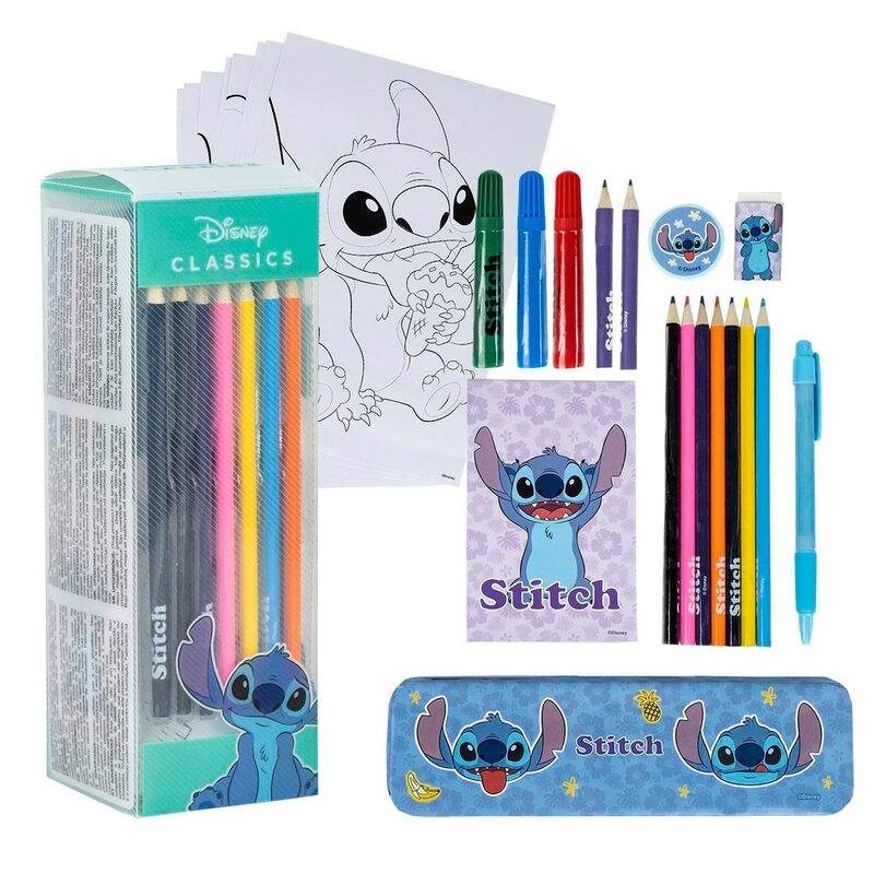 Stitch Coloring Brevpapper Set för barn, 10-delad samling | Hem & Hobby | Pryloteket