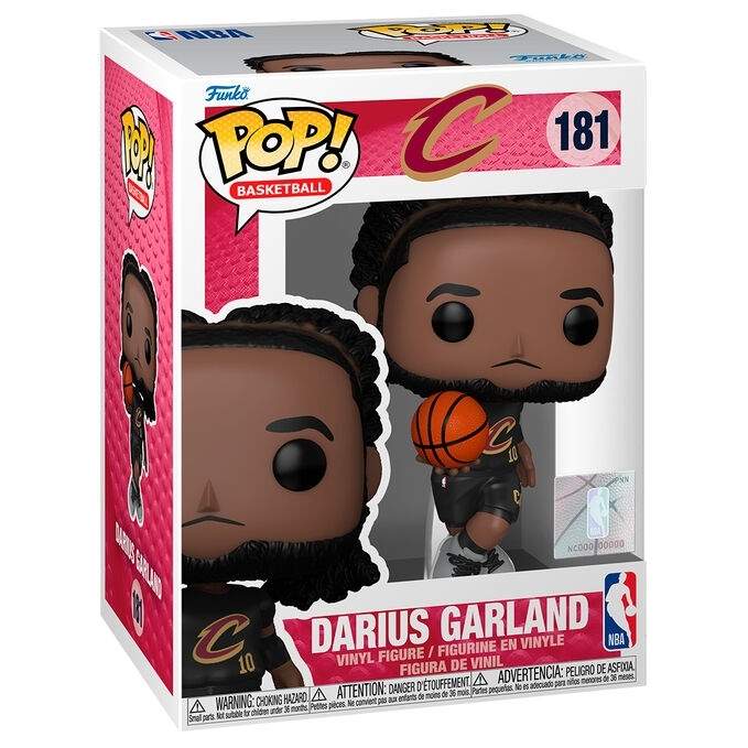 NBA Darius Garland Pop Figur - samlerlegetøj, 4-tommer størrelse