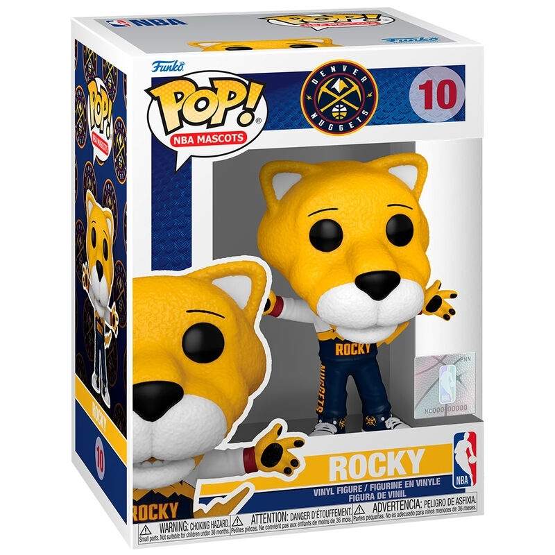 NBA Denver Nuggets Rocky Plyschleksak, 12-tums mjuk figur | Hem & Hobby | Pryloteket