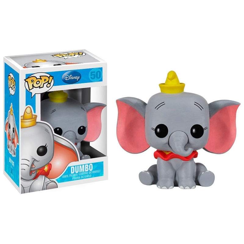 Dumbo popfigur, samlerobjekt vinyllegetøj, 4-tommers højde