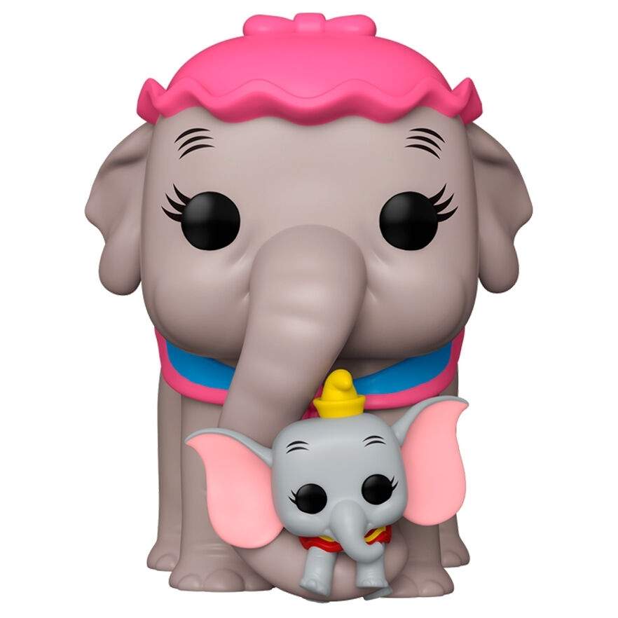 Dumbo plyslegetøjssæt, indeholder Mrs. Jumbo og Dumbo figurer