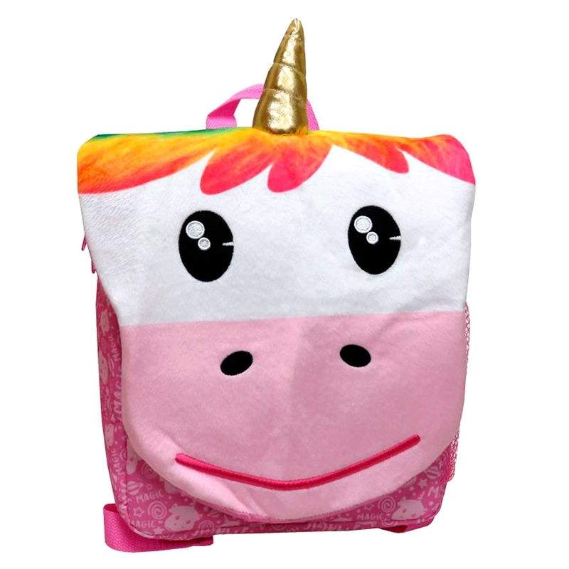 Unicorn dyrerygsæk, 26 cm størrelse til børn