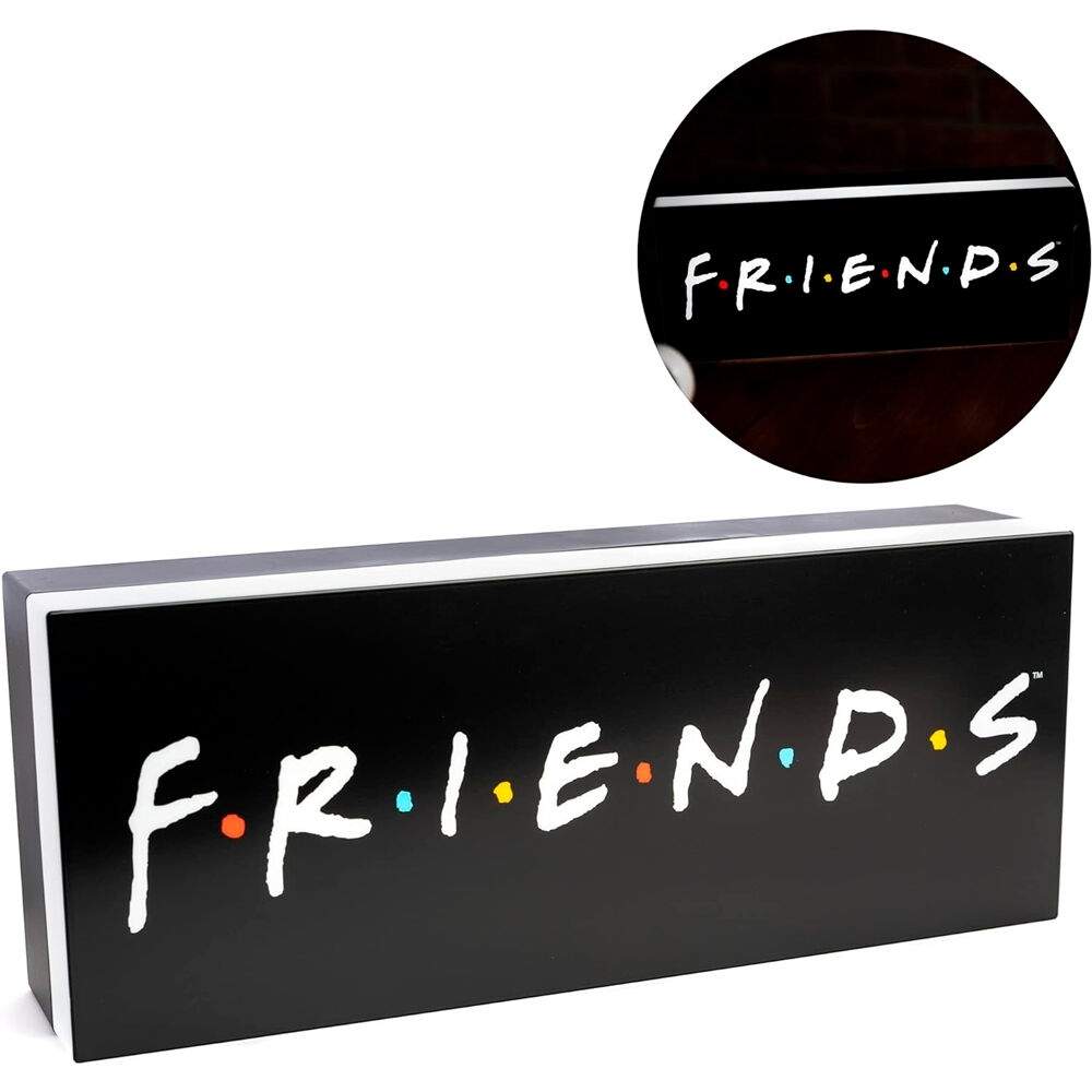 Friends logo bordlampe – LED, moderne design, 16 tommer