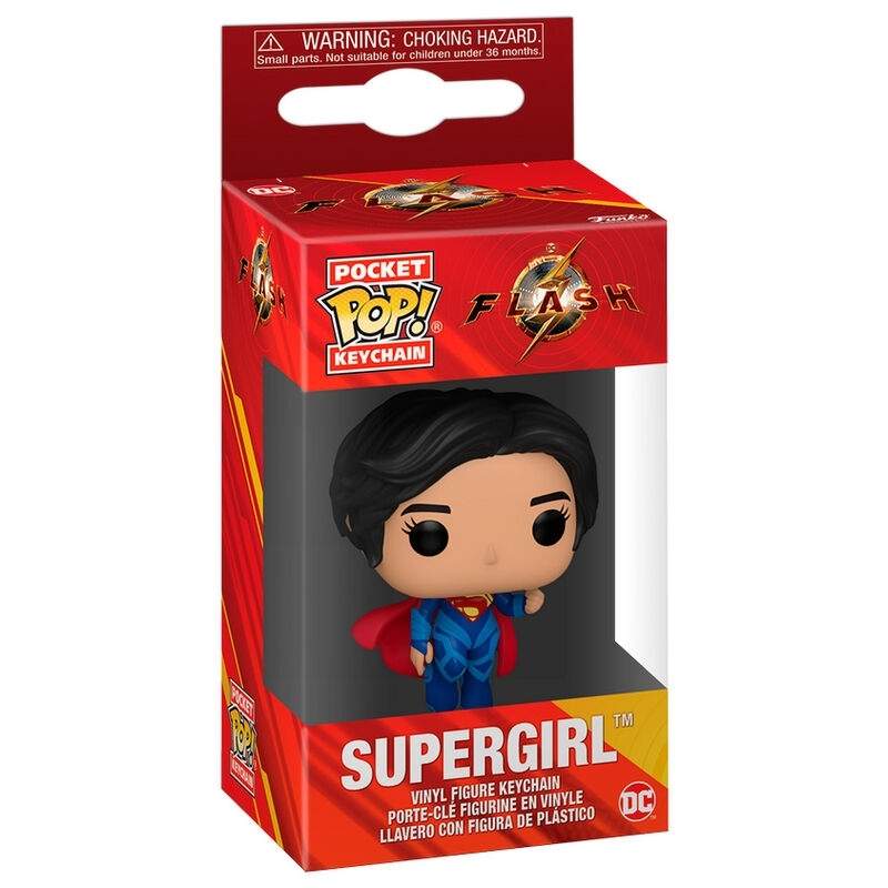 Flash og Supergirl Pocket POP nøglering samleobjekt