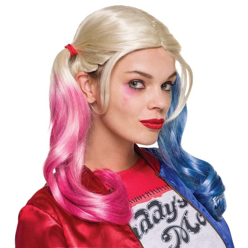 Harley Quinn vuxenperuk för Cosplay, Halloween, kostymfester | Hem & Hobby | Pryloteket