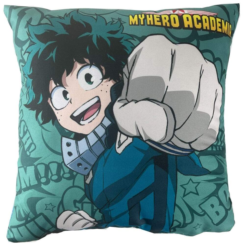 My Hero Academia kastepude, blødt stof, 18x18 tommer
