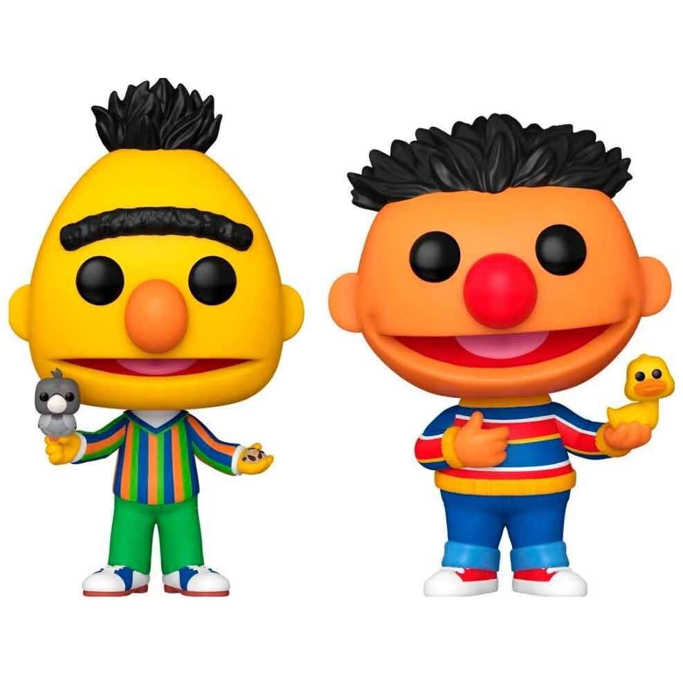 Sesame Street Bert & Bernie eksklusive actionfigurer med 2 pakker