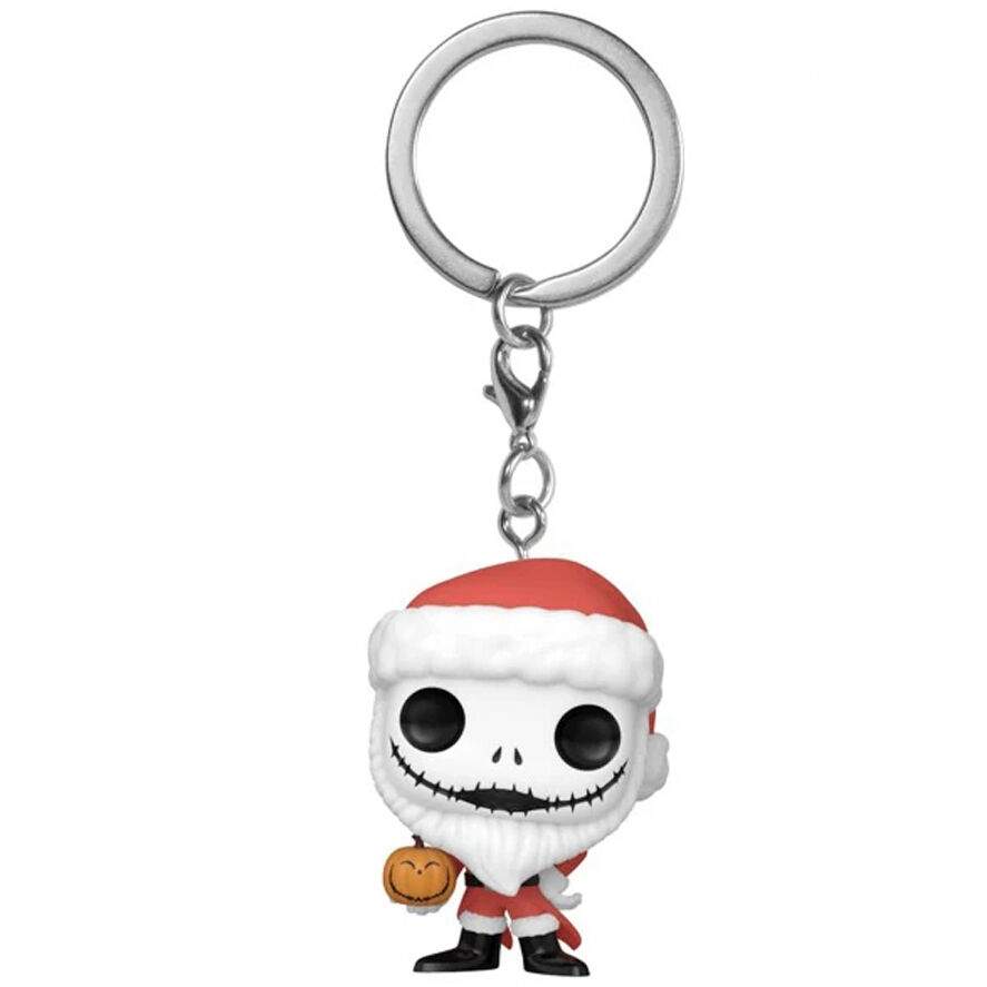 Nightmare Before Christmas Santa Jack Pocket POP nøglering