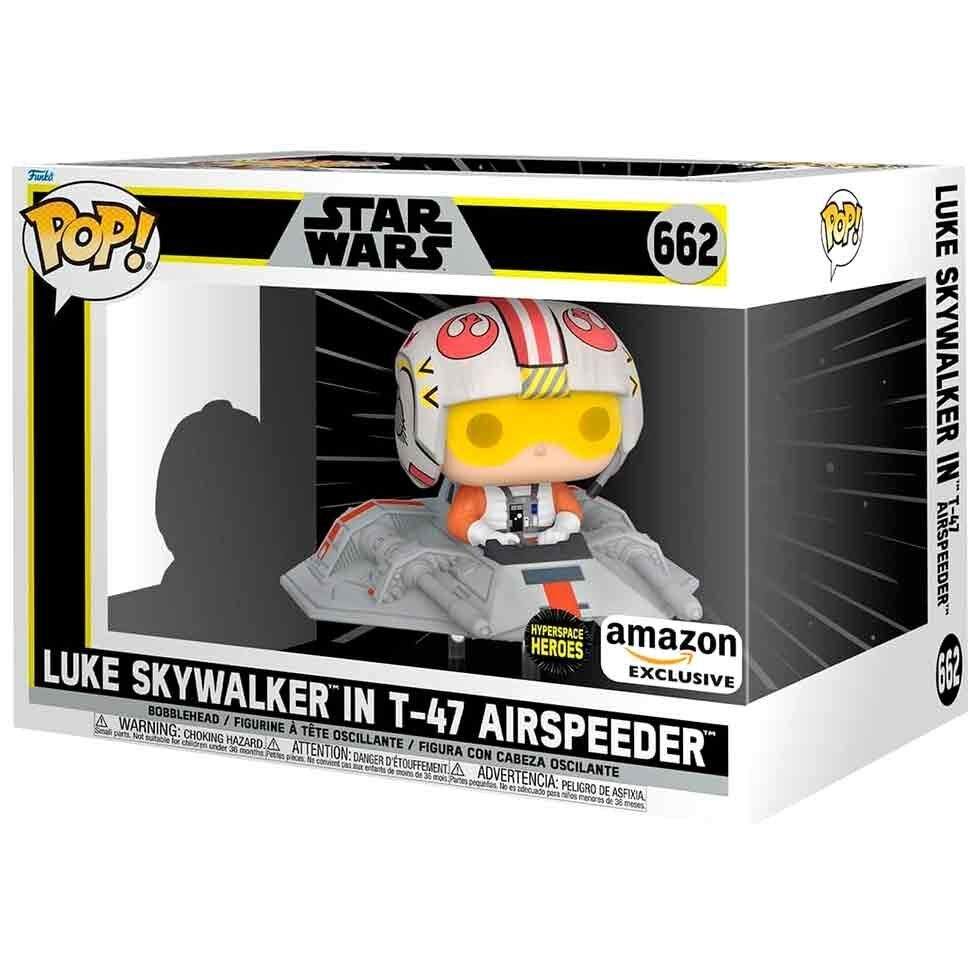 Luke Skywalker T-47 Airspeeder Figur - Eksklusivt samleobjekt