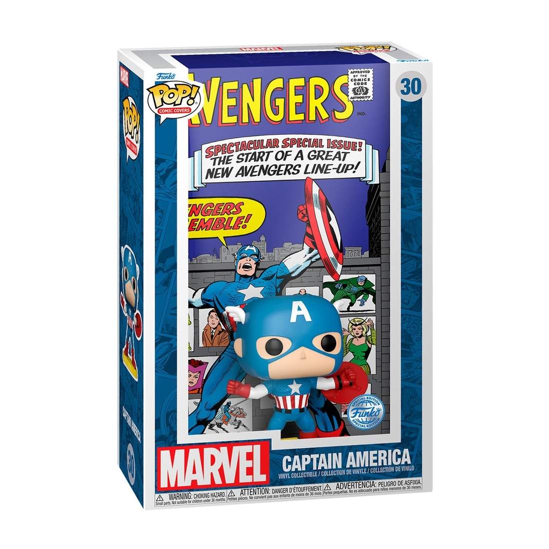 Marvel Avengers Captain America Comic Cover, Exklusiv Edition | Hem & Hobby | Pryloteket