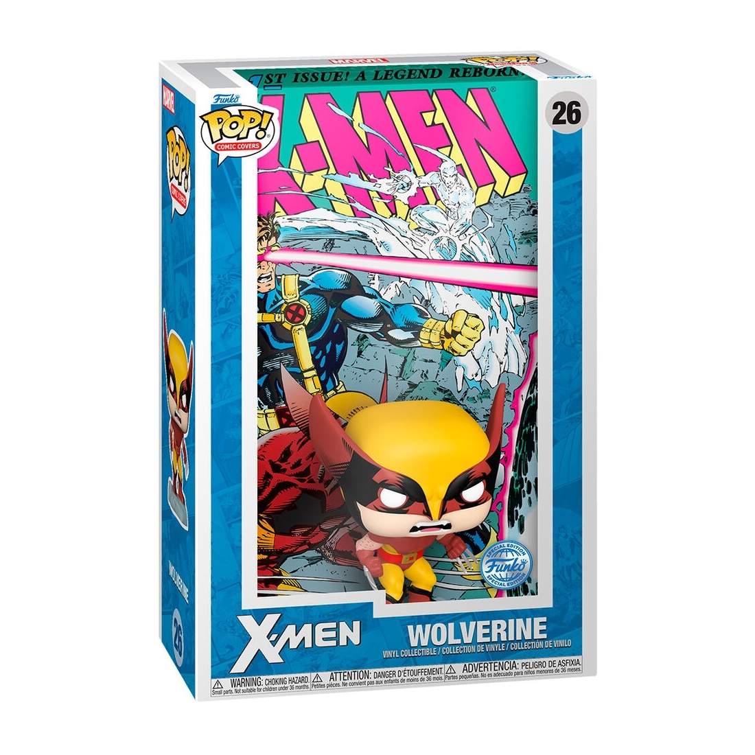 X-Men Wolverine Comic Cover, Exclusive Edition, Pop Figur | Hem & Hobby | Pryloteket