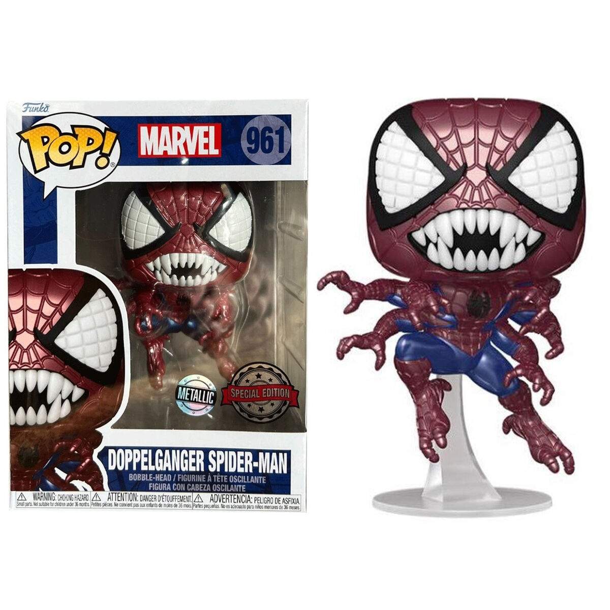 Doppelganger Spiderman -figuuri, Marvel Exclusive Collectible