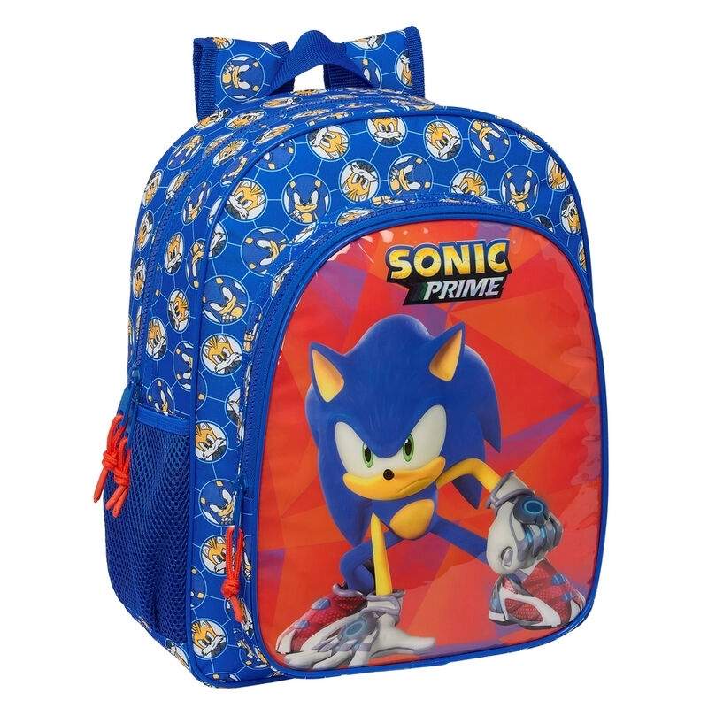 Mukautuva Sonic Prime -reppu 38 cm matkoille ja päivittäiseen käyttöön