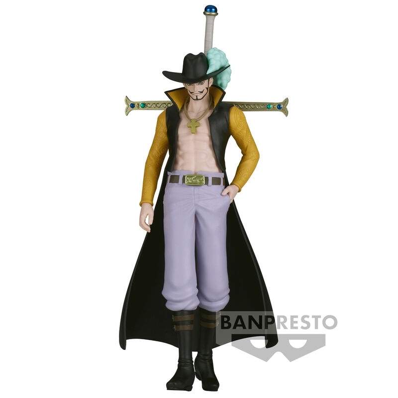 One Piece Dracule Mihawk Shukko-figur, 16 cm samlarobjekt | Hem & Hobby | Pryloteket