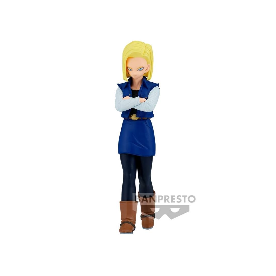 Dragon Ball Z Android 18 Solid Edge Figur, 17 cm höjd | Hem & Hobby | Pryloteket