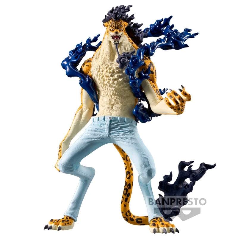 One Piece Rob Lucci-figur, 19 cm samleobjekt