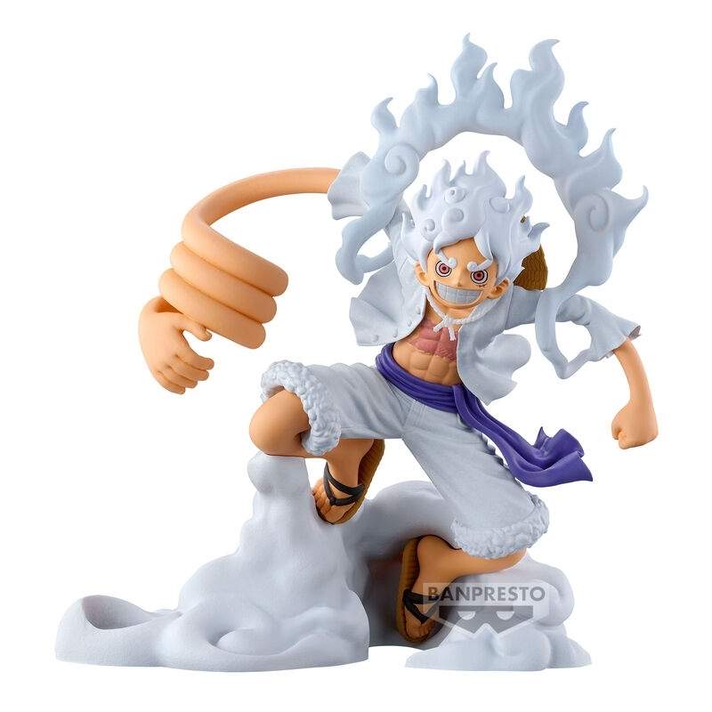 One Piece Monkey D. Luffy Gear 5 figur, 10 cm samleobjekt