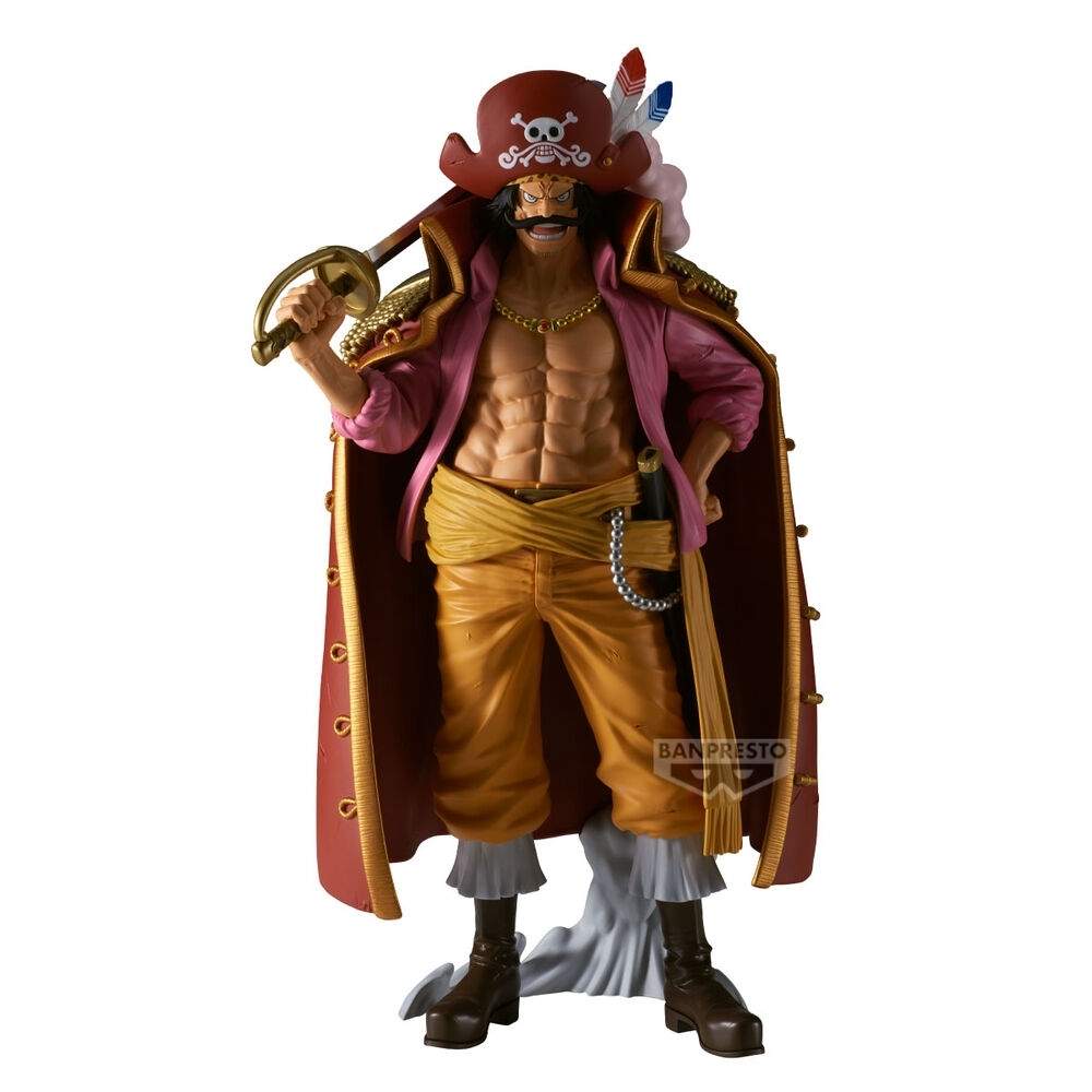 One Piece Anime Figur, Gol D. Roger, 30 cm samleobjekt