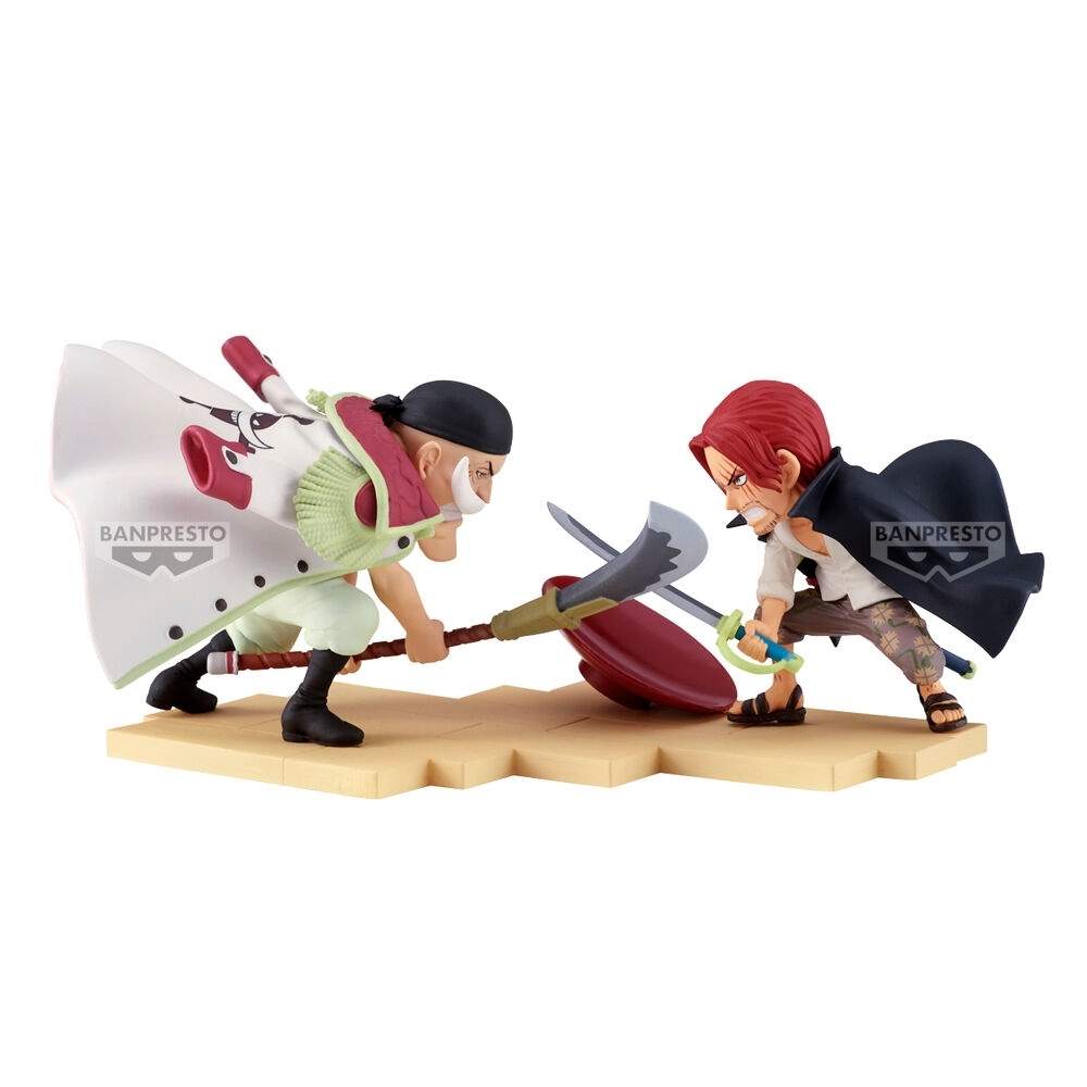 Yksiosainen keräilyfiguuri: Edward Newgate vs. Shanks, 13 cm