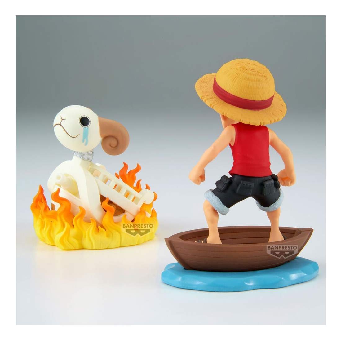 One Piece Luffy & Going Merry Figur, 8 cm samlarobjekt | Hem & Hobby | Pryloteket