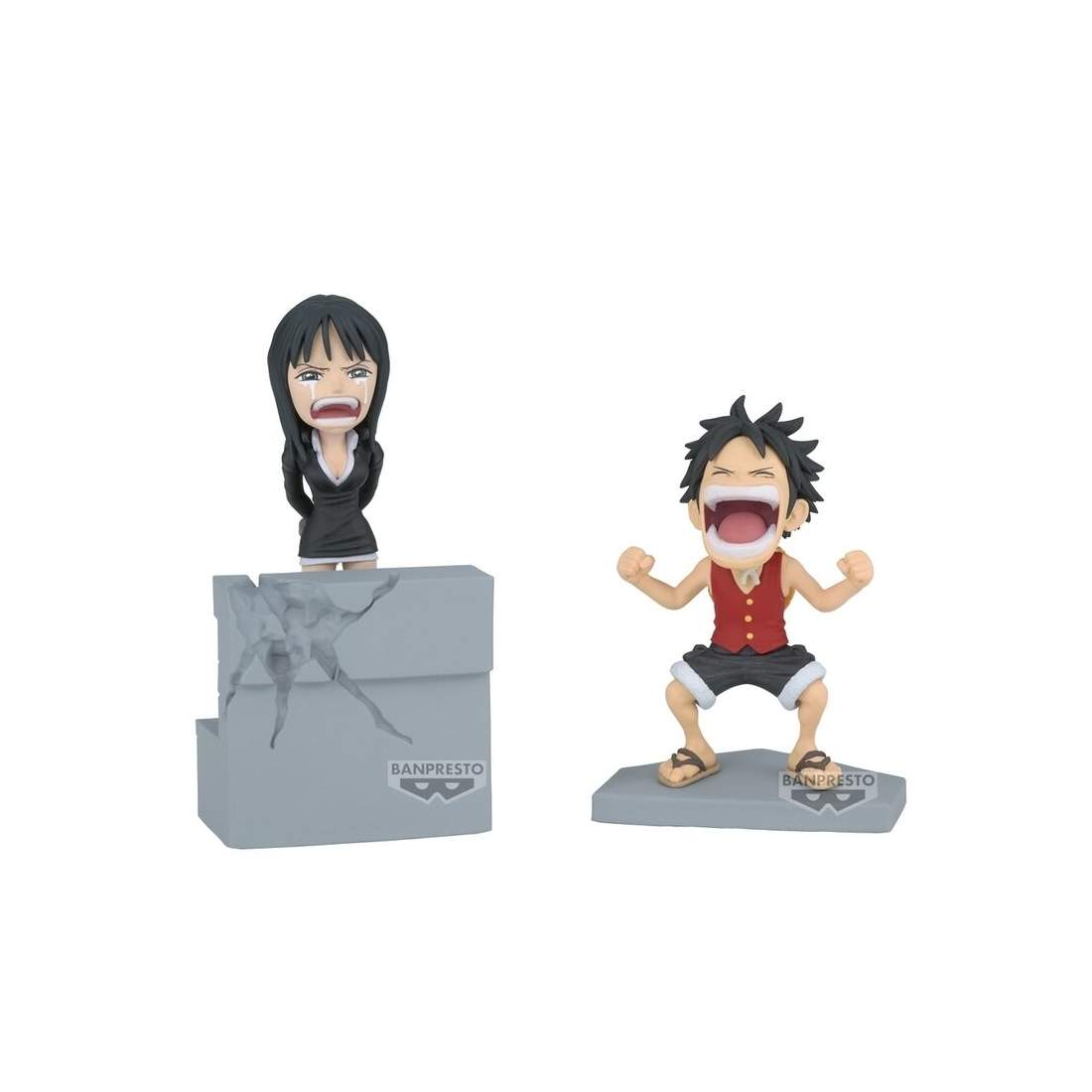 One Piece Collectible Figures Set - Luffy & Nico Robin, 10 cm | Hem & Hobby | Pryloteket