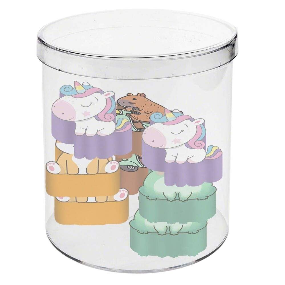 Alleviivauspakkaus 4 kpl hauskoja ja luovia pop-taideprojekteja varten