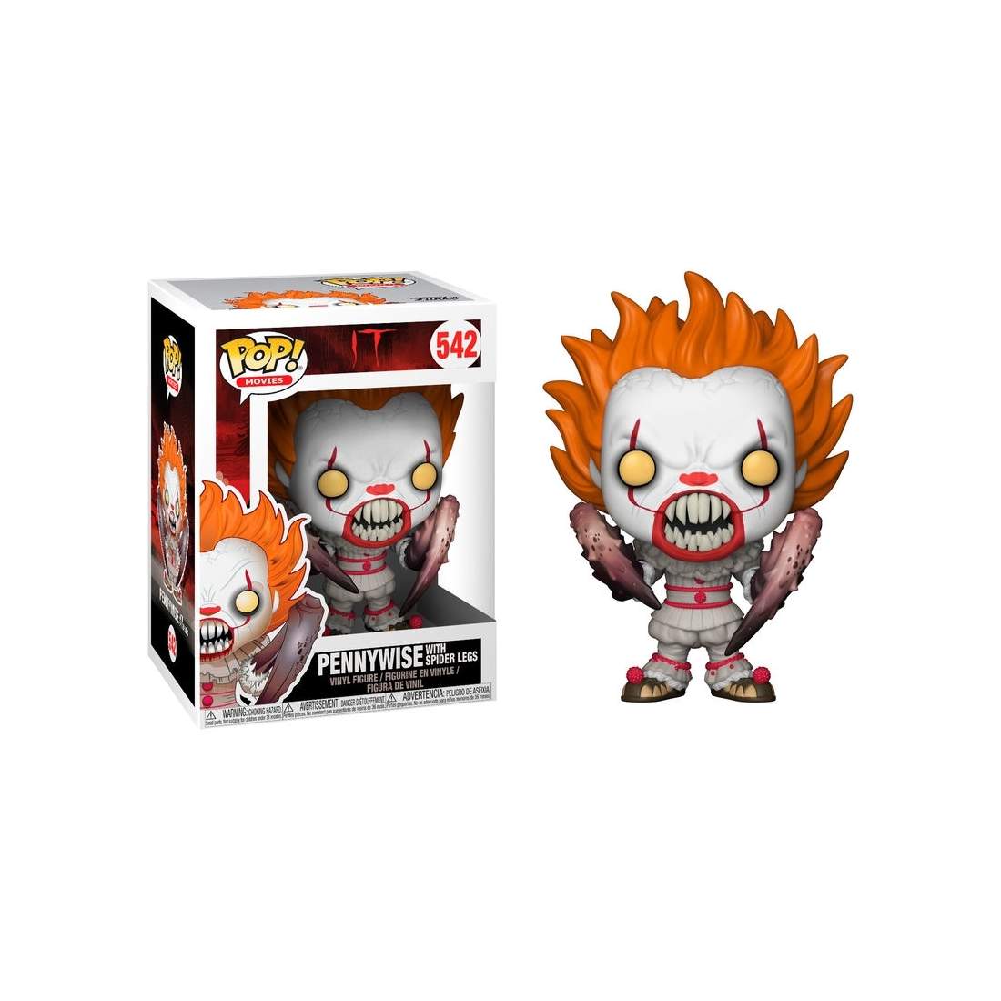 Pennywise figur med spindelben, samlarskräckleksak | Hem & Hobby | Pryloteket