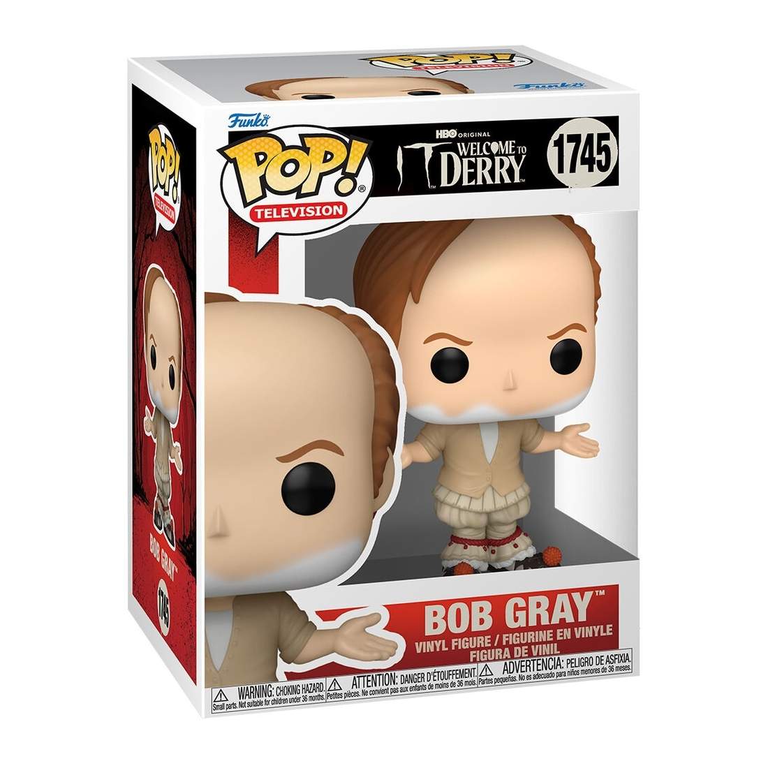 Derry Bob Grey Figur - Samlarskräckleksak, 7 tum hög | Hem & Hobby | Pryloteket