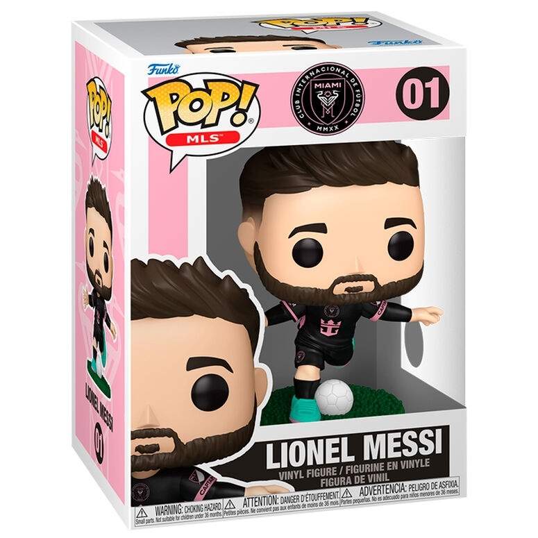 Inter Miami Lionel Messi POP-figur, samlerlegetøj, 5 tommer