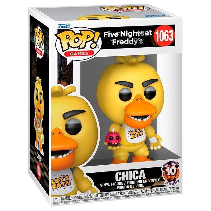 Fem nætter på Freddy's Chica Action Figur, samlerlegetøj