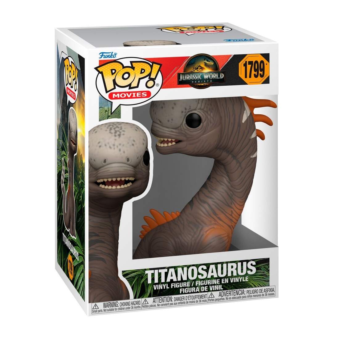 Jurassic World 5 Titanosaurus actionfigur, 12-tums storlek | Hem & Hobby | Pryloteket