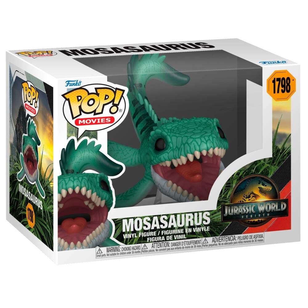 Jurassic World 5 Mosasaurus figur, realistisk design, samleobjekt