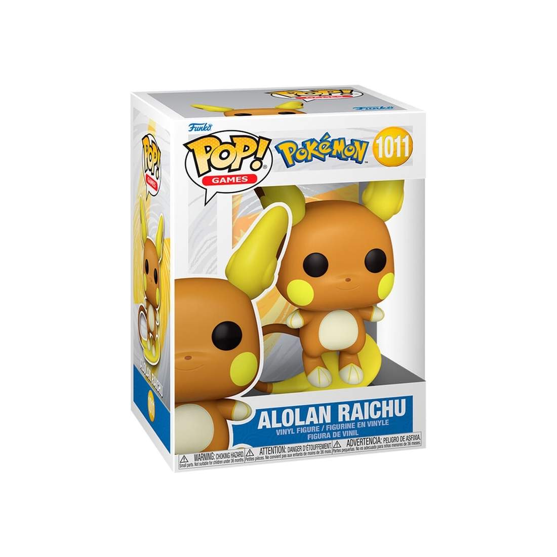 Pokémon Alolan Raichu-figur, samlarleksak, 4-tumsstorlek | Hem & Hobby | Pryloteket
