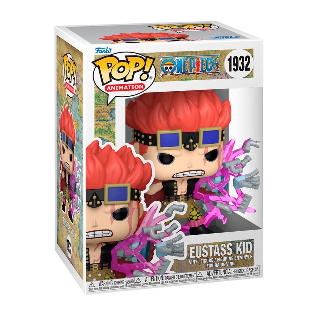 One Piece Eustass Kid Action Figur, 6-tums samlarleksak | Hem & Hobby | Pryloteket