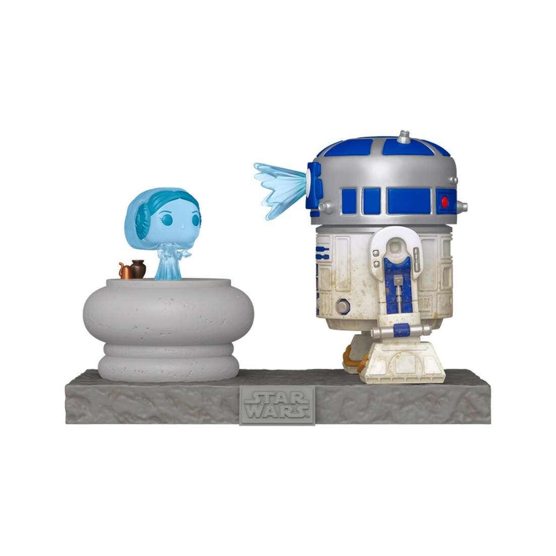 Star Wars R2-D2 figur med prinsessan Leia hologramdisplay | Hem & Hobby | Pryloteket