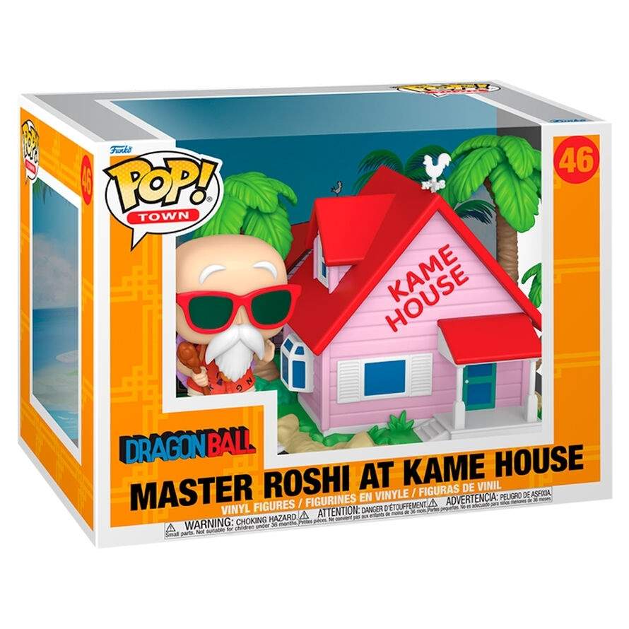 Dragon Ball Master Roshi figur i Kame House, 6-tommer samleobjekt