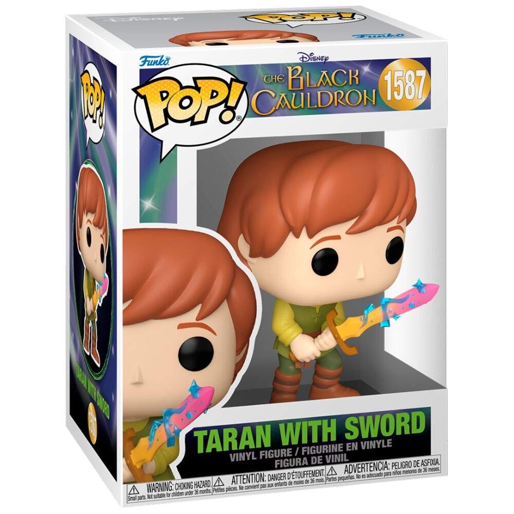 Sort Kedel Taran-figur med sværd, Disney-samlerobjekt