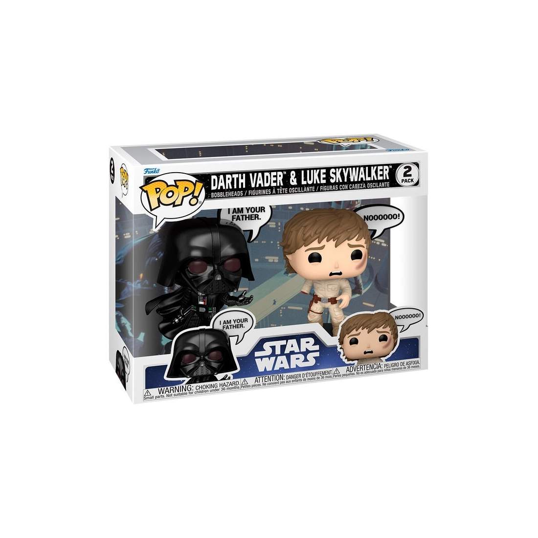 Star Wars Actionfigurer: Darth Vader & Luke Skywalker, 2-pack | Hem & Hobby | Pryloteket