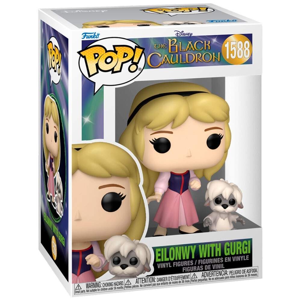 Eilonwy ja Gurgi Funko Popfiguuri Black Cauldronista