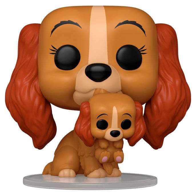 Disney Lady and the Tramp Lady Figur med hvalp